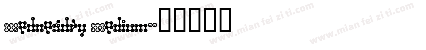 Wednesday Medium字体转换
